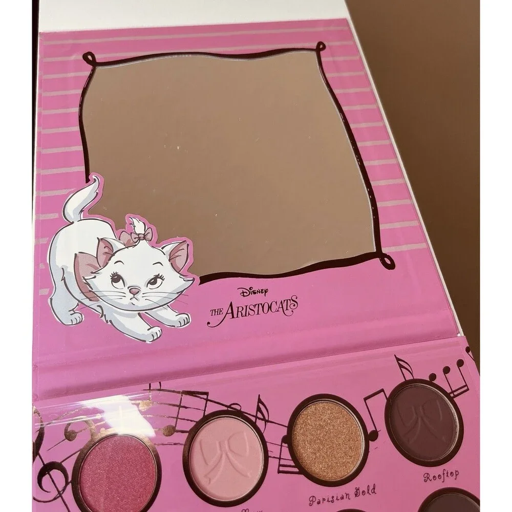 New Disney The Aristocats - MARIE - 16 Color Bow Imprinted Eyeshadow Palette